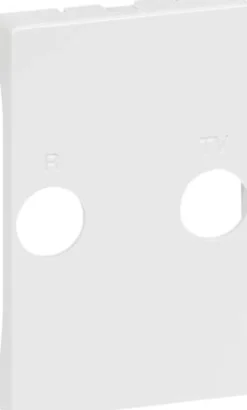LK FUGA® – Afdækning til antenneudtag med 2 stk. IEC-stik (TV/radio), 1½ modul