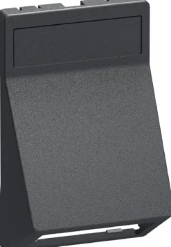 LK FUGA® – Afdækning til skråt Actassi dataudtag med plads til to konnektorer, 1½ modul