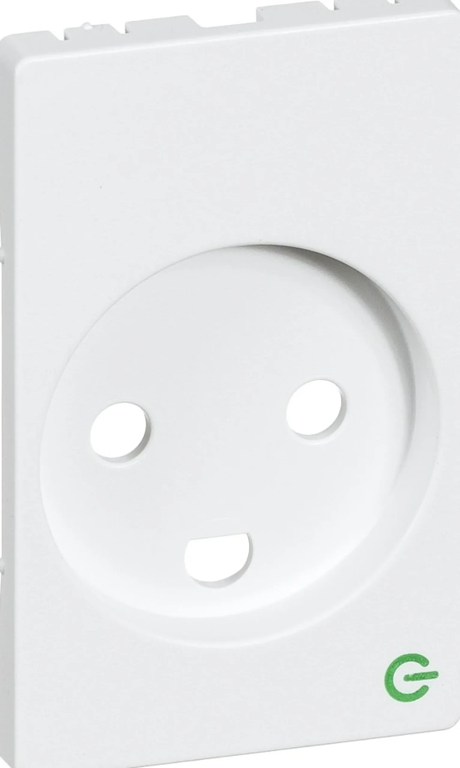 LK FUGA® – Afdækning til stikkontakt med jord, 1½ modul