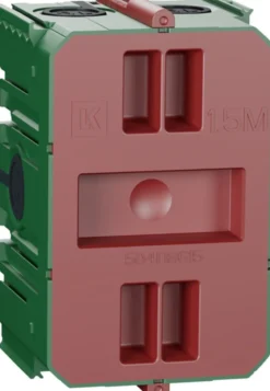 LK FUGA® – AIR indmuringsdåse (lufttæt), 1½ modul, grøn