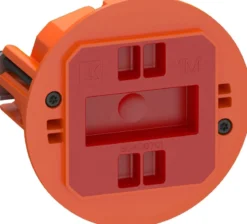 LK FUGA® – AIR Slim forfradåse (lufttæt og planforsænket), 1 modul, orange