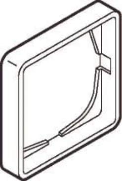 LK FUGA® – Baseline 50 ramme, 1 modul