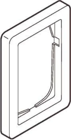 LK FUGA® – Baseline 63 ramme, 1½ modul