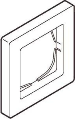 LK FUGA® – Baseline 68 ramme, 1 modul