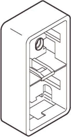 LK FUGA® – Baseline underlag med midtersprosse, 2 modul