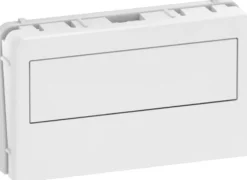 LK FUGA® – Blænddæksel med vendbart tekstfelt til 1½ modul Design eller Slim design ramme, ½ modul