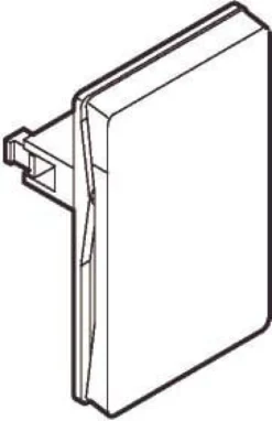 LK FUGA® – Blænddæksel, 1½ modul