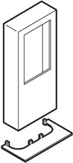 LK FUGA® – Dæksel til Baseline panelunderlag (reservedel), 1½ modul