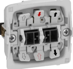 LK FUGA® – Dobbelt korrespondance afbryder, 1 modul