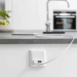 LK FUGA® dobbelt USB-lader type A+C, 21W, 1 modul