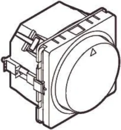 LK FUGA® – Drejelysdæmper MEK-D 300CR, 1 modul