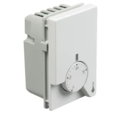 LK FUGA® – Hygrostat med seperat fugtsensor, 230Vac / 50Hz, 1½ modul (føleren er 1 modul)