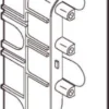 LK FUGA® – Indmuringsdåse, 2½ modul, grøn