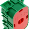 LK FUGA® – Indmuringsdåse, 1½ modul, grøn