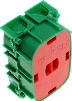 LK FUGA® – Indmuringsdåse, 1½ modul, grøn