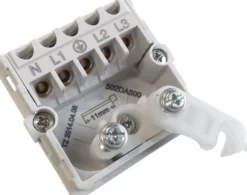 LK FUGA® – Komfurudtag med 5-polet klemrække og aflastning, 1 modul