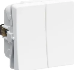 LK FUGA® – Krone afbryder (dobbelt 1-polet afb.), 1 modul