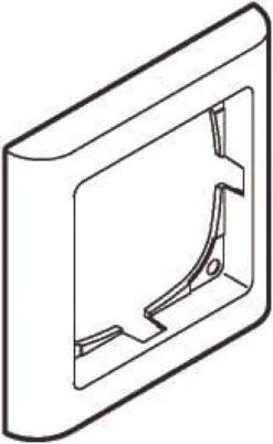 LK FUGA® – Softline 63 ramme, 1 modul