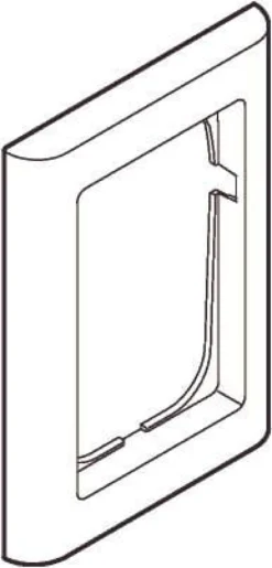 LK FUGA® – Softline 68 ramme, 1½ modul