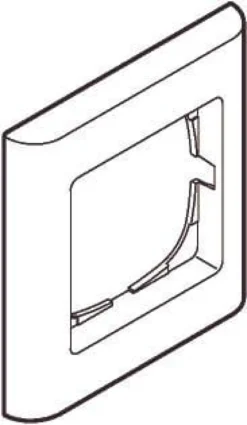 LK FUGA® – Softline 68 ramme, 1 modul