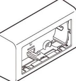 LK FUGA® – Softline underlag uden midterskillestykke, 1x2 modul
