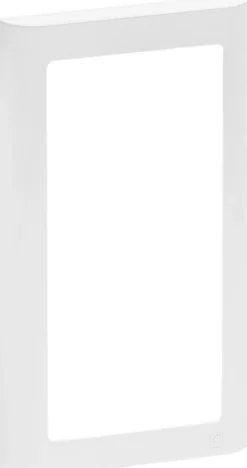 LK FUGA® – Soft 63 lodret design ramme uden midtersprosse, 1x2 modul