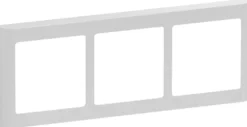LK FUGA® – Soft 63 vandret design ramme, 3 modul