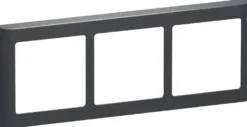 LK FUGA® – Soft 63 vandret design ramme, 3 modul