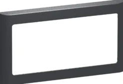 LK FUGA® – Soft 63 vandret design ramme uden midtersprosse, 1x2 modul