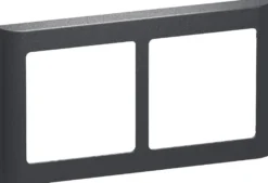 LK FUGA® – Soft 63 vandret design ramme, 2 modul