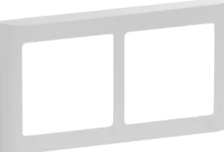 LK FUGA® – Soft 63 vandret design ramme, 2 modul