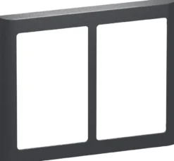 LK FUGA® – Soft 63 vandret dobbelt design ramme, 2x1½ modul
