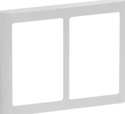 LK FUGA® – Soft 63 vandret dobbelt design ramme, 2x1½ modul
