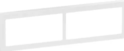 LK FUGA® – Soft 63 vandret dobbelt design ramme uden midtersprosse, 2x2 modul