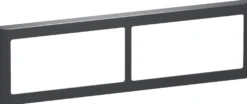 LK FUGA® – Soft 63 vandret dobbelt design ramme uden midtersprosse, 2x2 modul