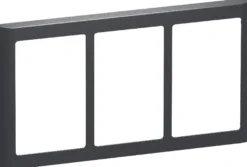 LK FUGA® – Soft 63 vandret tripel design ramme, 3x1½ modul