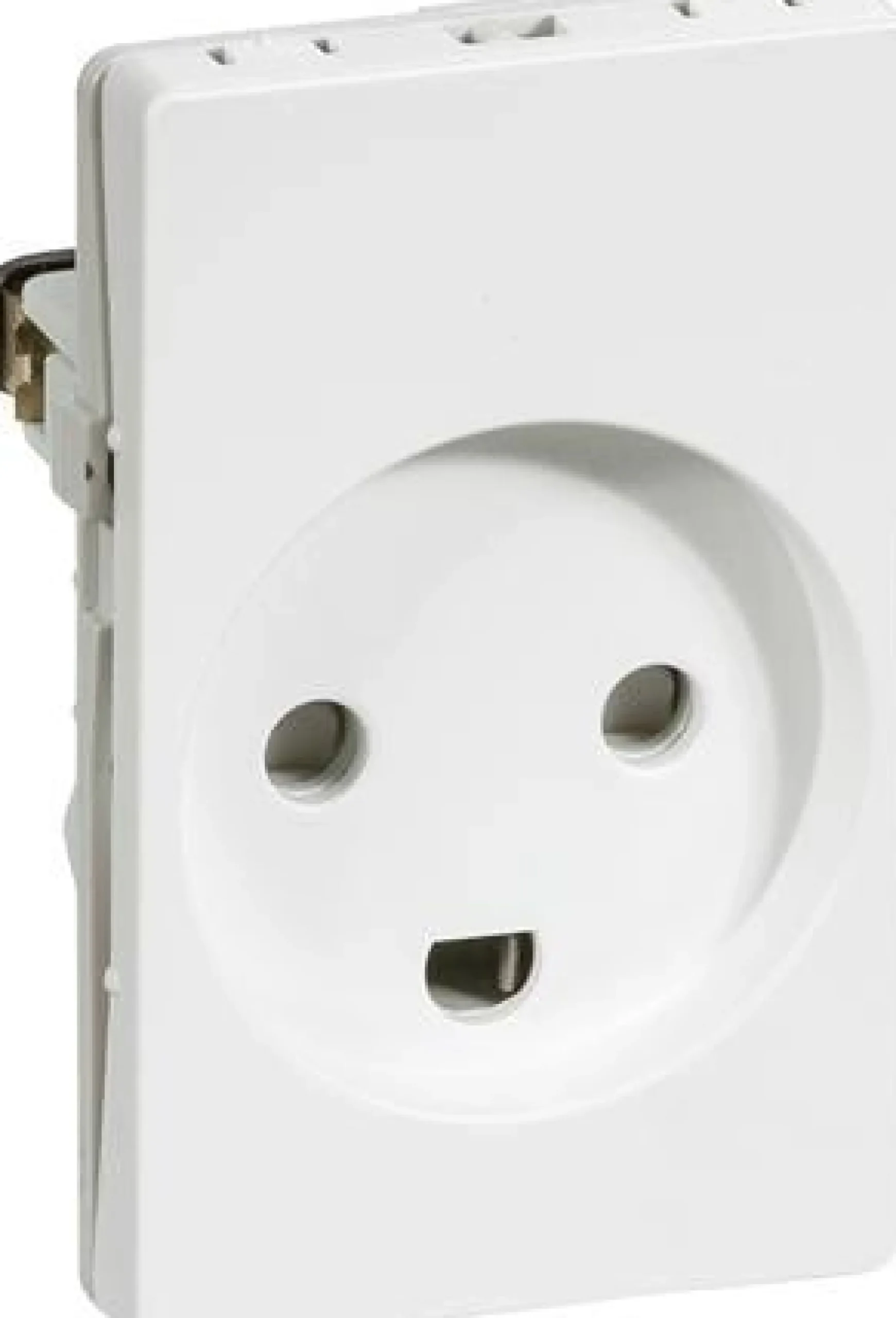LK FUGA®, Stikkontakt med jord, 1½ modul – Lauritz Knudsen