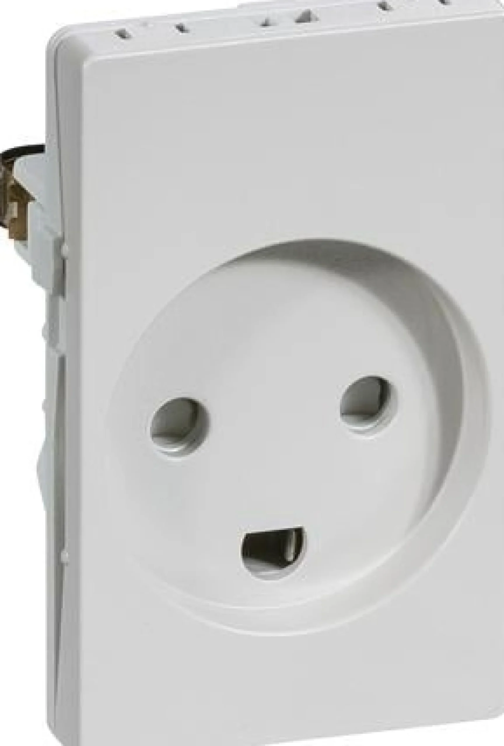 LK FUGA®, Stikkontakt med jord, 1½ modul – Lauritz Knudsen
