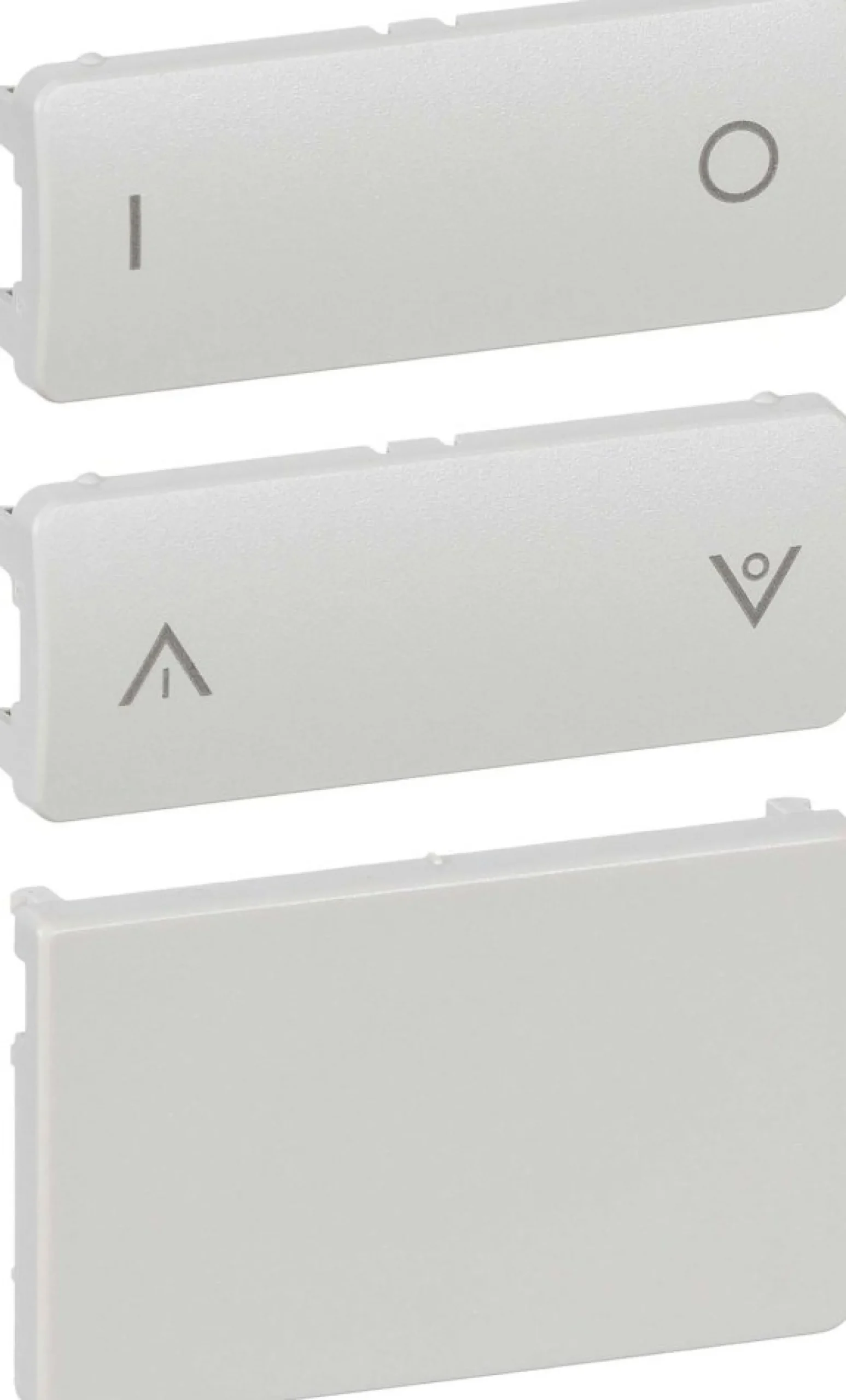 LK FUGA®, Tangenter og afdækning til IHC Wireless 2-slutte batteritryk, 1 modul – Lauritz Knudsen