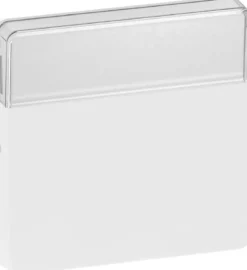 LK FUGA® – Tangent med tekstfelt til 16A 1-polet, korrespondance eller krydsnings afbryder, 1 modul