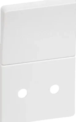 LK FUGA® – Tangent og afdækning til stikkontakt uden jord og med 1-polet afbryder, 1½ modul