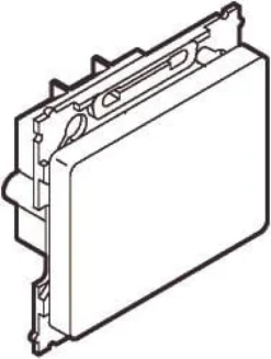 LK OPUS® 66, Blænddæksel, 1 modul – Lauritz Knudsen