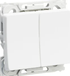LK OPUS® 66, Dobbelt korrespondance afbryder, 1 modul – Lauritz Knudsen
