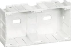 LK OPUS® 66, Dåse til installationskanal, 2 modul, hvid – Lauritz Knudsen