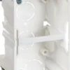 LK OPUS® 66, Forfradåse, 2 modul, hvid – Lauritz Knudsen