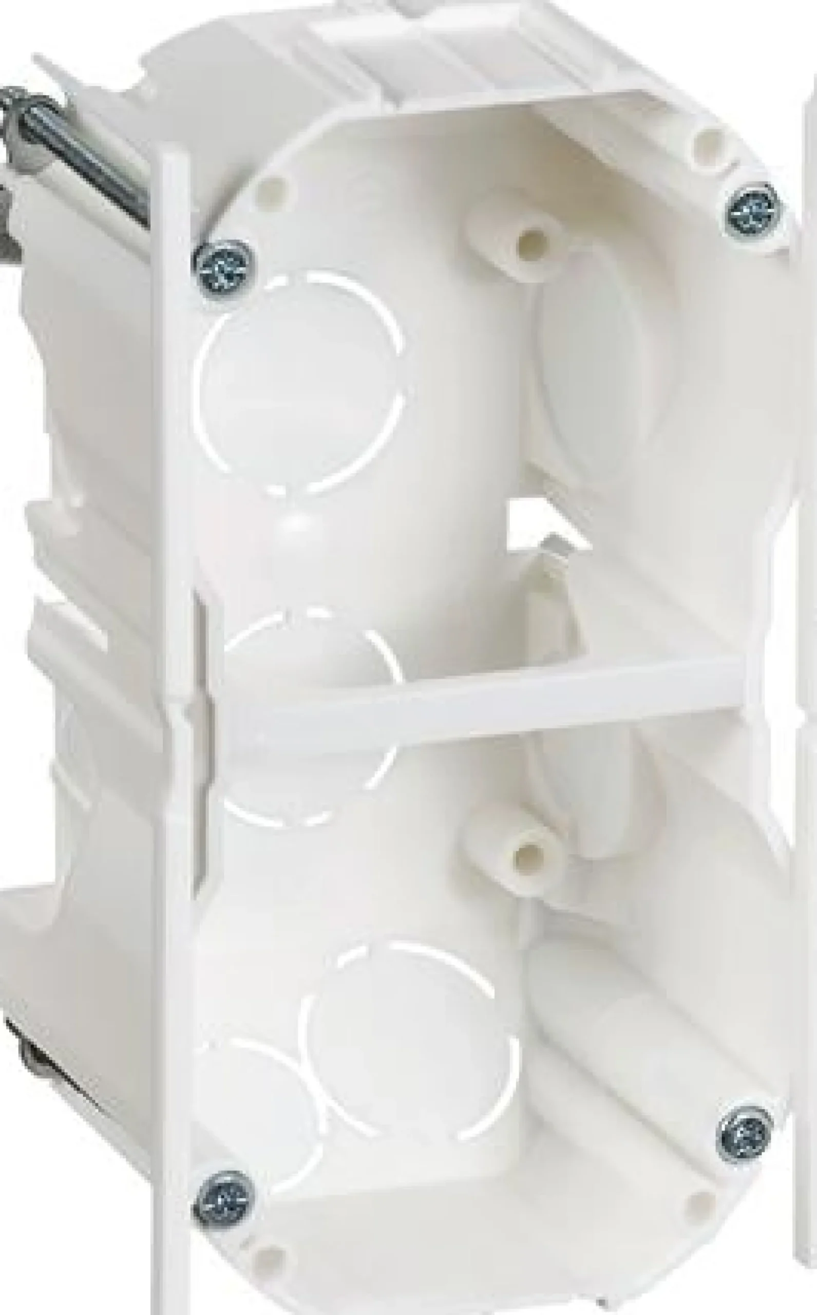 LK OPUS® 66, Forfradåse, 2 modul, hvid – Lauritz Knudsen