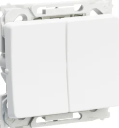 LK OPUS® 66, Krone afbryder (dobbelt 1-polet afb.), 1 modul – Lauritz Knudsen