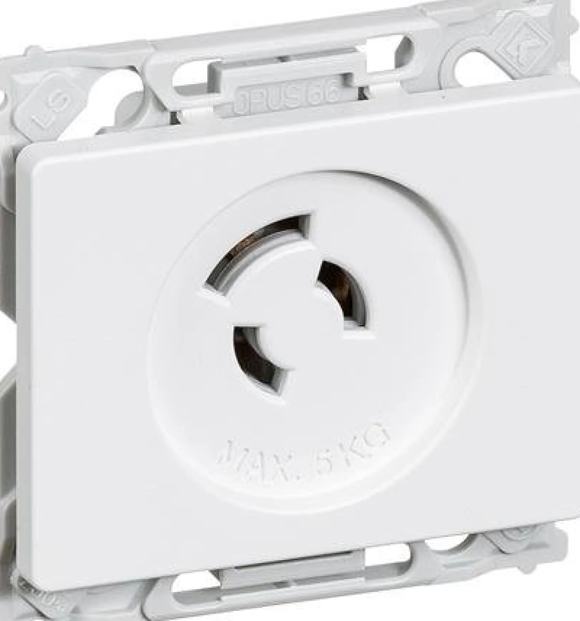 LK OPUS® 66, Lampestikkontakt med jord, 1 modul – Lauritz Knudsen
