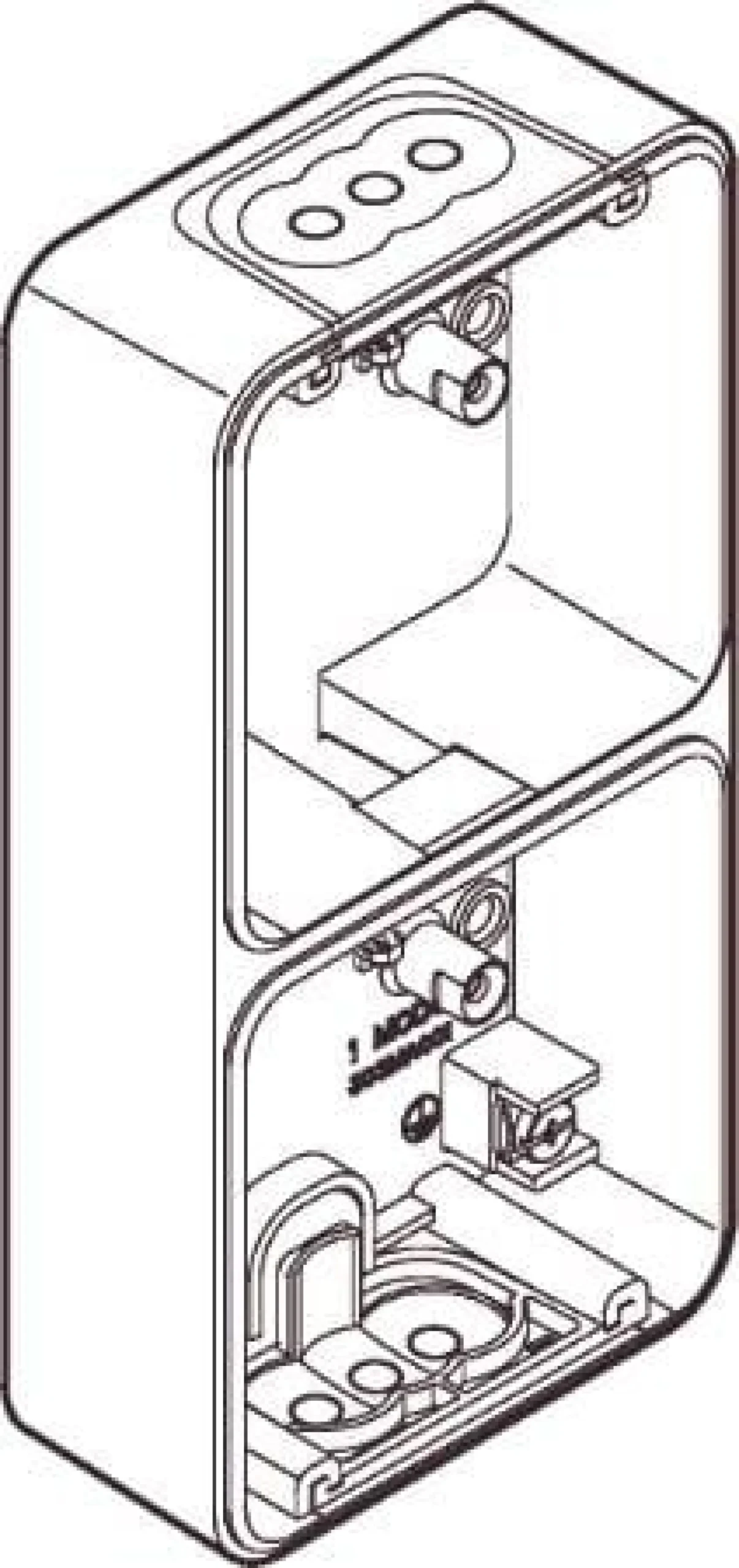 LK OPUS® 74, Lodret underlag, 2 modul – Lauritz Knudsen