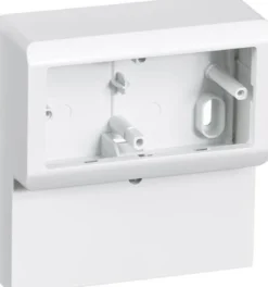 LK OPUS® 66, Panelunderlag beregnet til 1 stk FUGA 2 modul indsats (f.eks. antenne og/eller dataudtag), 2 modul – Lauritz Knudsen